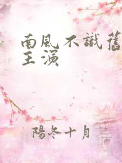 南风不识旧时人主演