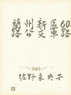 兰州新区602路公交车路线