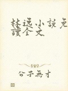 林逸小说免费阅读全文