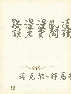 路漫漫风凌轩小说免费阅读
