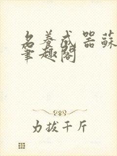 名养成器苏沫沫笔趣阁