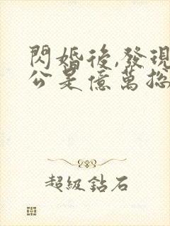 闪婚后,发现老公是亿万总裁 电子书下载