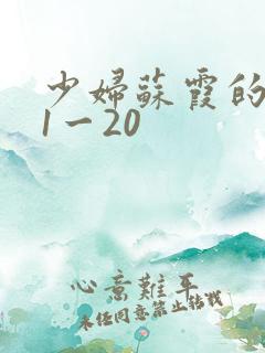 少妇苏霞的沉沦1一20