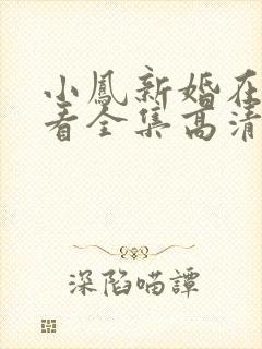 小凤新婚在线观看全集高清免费