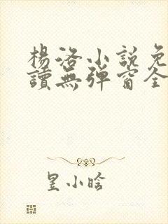 杨洛小说免费阅读无弹窗全文