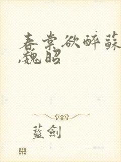 春棠欲醉苏锦瑶,魏昭