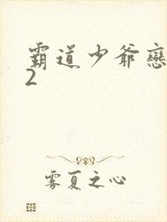 霸道少爷恋上我2