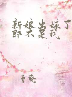 新娘出嫁了,新郎不是我