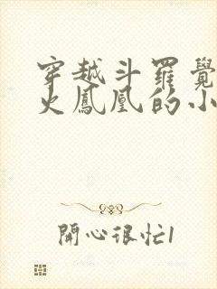 穿越斗罗觉醒邪火凤凰的小说