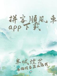 拼客顺风车车主app下载