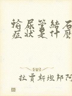 输尿管结石疼的症状是什么样的