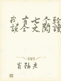 我有七个干妈小说全文阅读