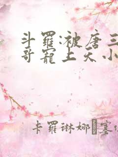 斗罗:被唐三哥哥宠上天小说免费阅