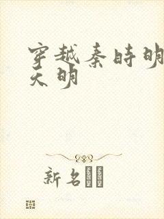 穿越秦时明月之天明