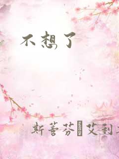 不想了