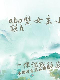 abo双女主小说h