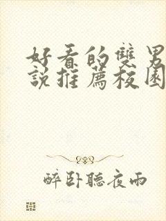 好看的双男主小说推荐校园