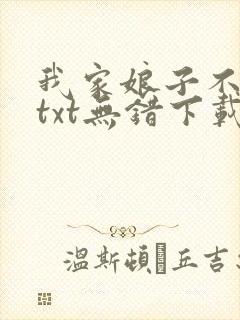 我家娘子不对劲txt无错下载