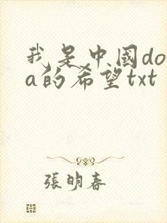 我是中国dota的希望txt