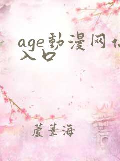 age动漫网站入口