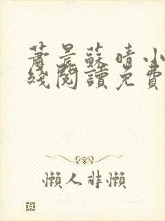 萧晨苏晴小说在线阅读免费