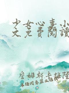 少女心事小说全文免费阅读