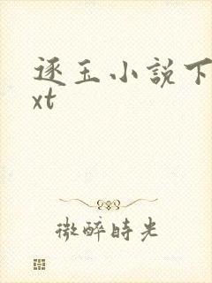 逐玉小说下载txt