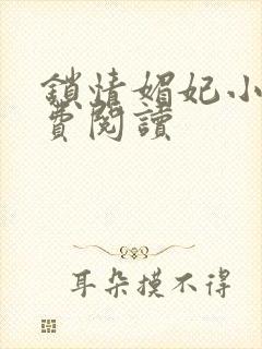 锁情媚妃小说免费阅读