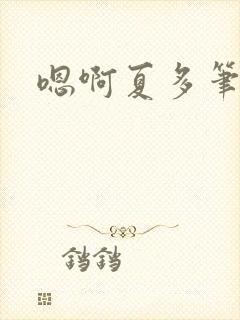 嗯啊夏多笔趣阁