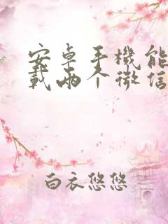 安卓手机能否下载两个微信