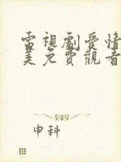 电视剧爱情真善美免费观看