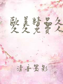 欧美精品久久久久久免费人妻