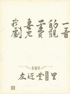 我妻子的一切韩剧免费观看