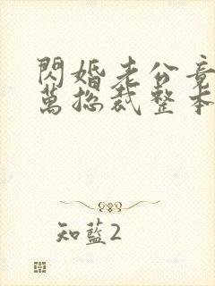 闪婚老公竟是亿万总裁整本免费