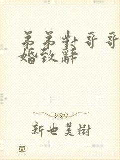 弟弟对哥哥的结婚致辞