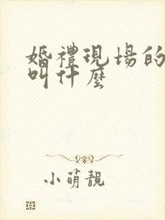 婚礼现场的小孩叫什么