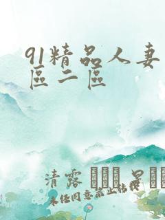 91精品人妻一区二区
