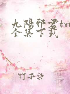 九阳邪君txt全集下载