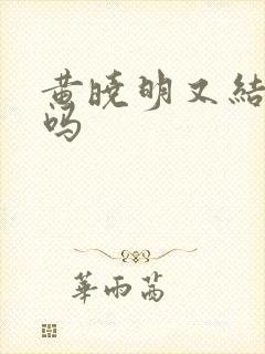 黄晓明又结婚了吗