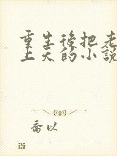 重生后把老公宠上天的小说