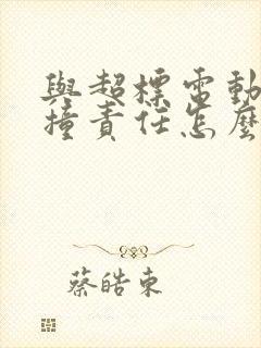 与超标电动车相撞责任怎么划分