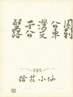 蟹子湾公园坐几路公交车到