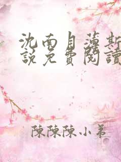 沈南月薄斯臣小说免费阅读最新章节
