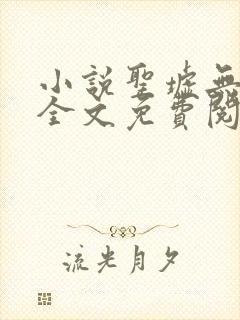 小说圣墟无弹窗全文免费阅读