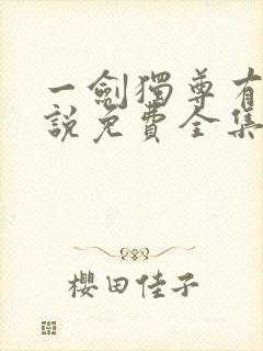 一剑独尊有声小说免费全集