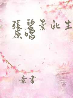 张碧晨此生无憾原唱