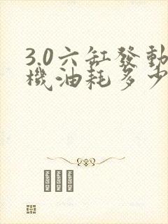 3.0六缸发动机油耗多少