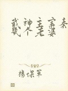 武神主宰秦尘有几个老婆