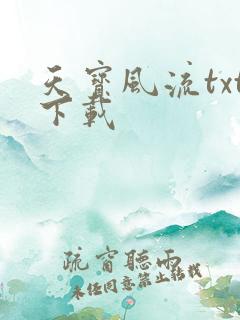 天宝风流txt下载