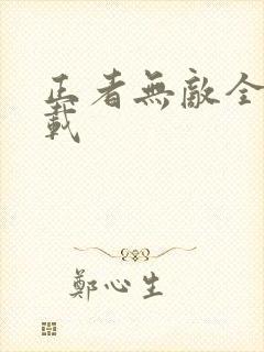 正者无敌全集下载